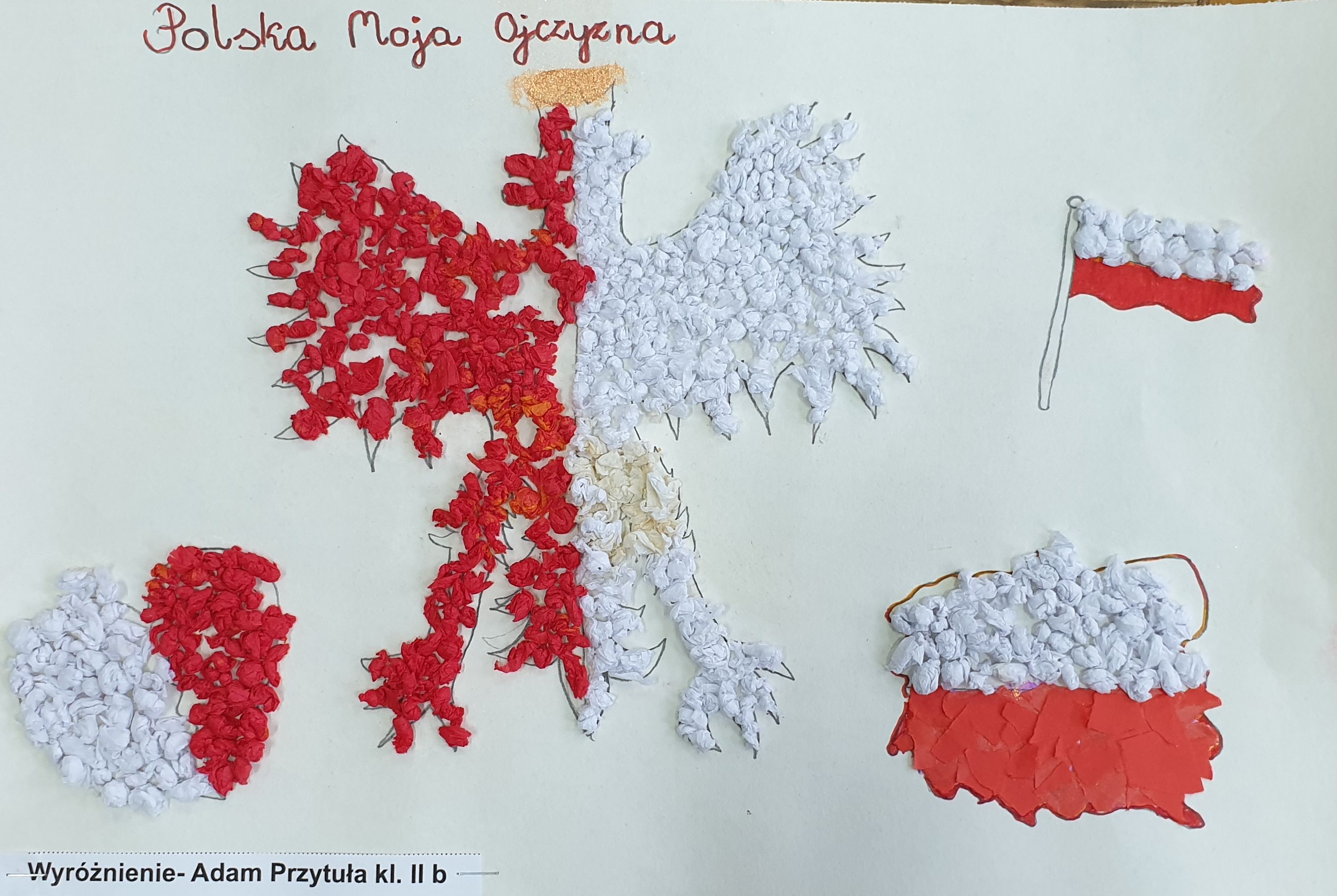 Praca konkursowa Adama Przytuły z klasy II b - wyróżnienie w kategorii klasy II