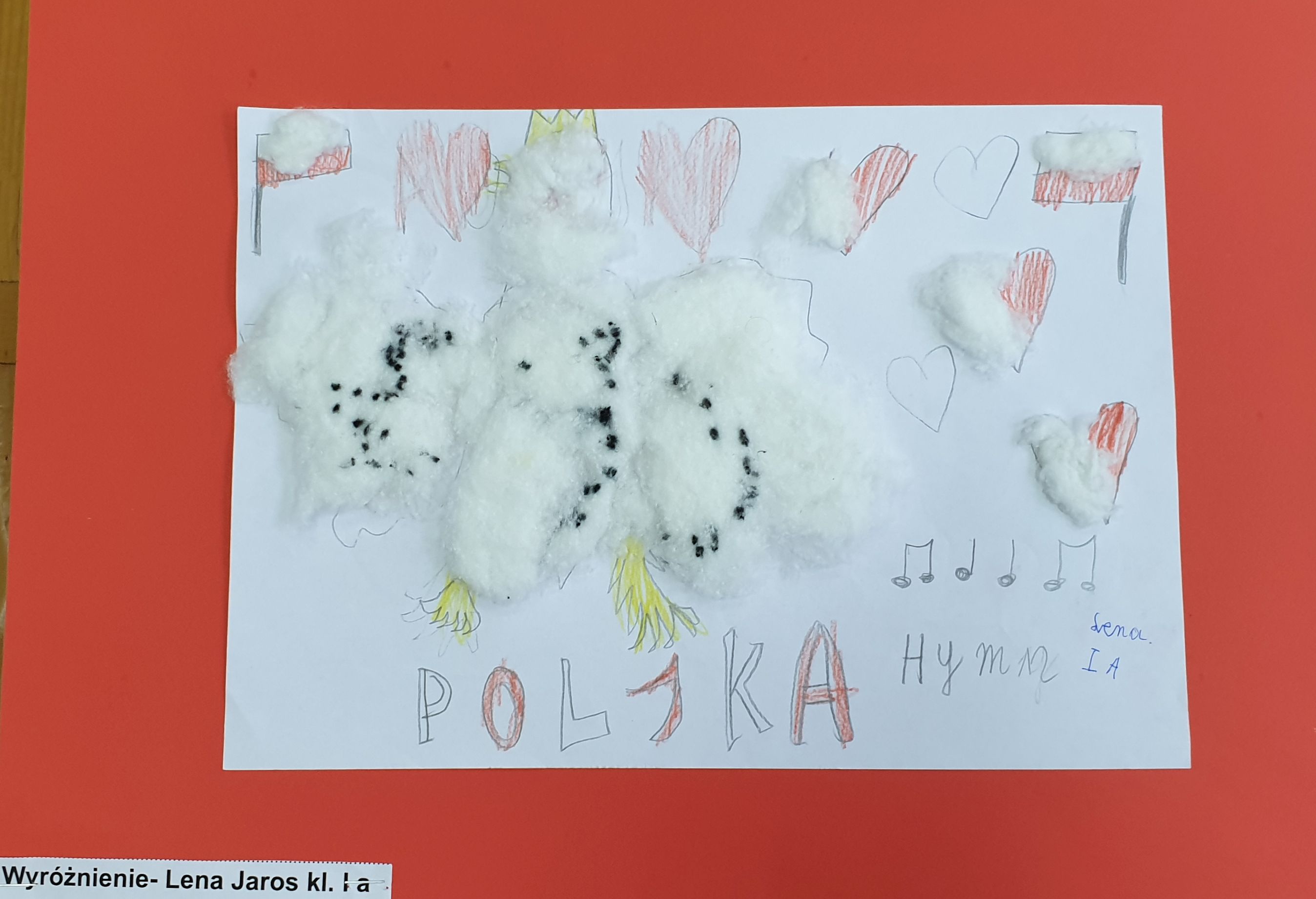 Praca konkursowa Leny Jaros z klasy I a - wyróżnienie w kategorii klasy I