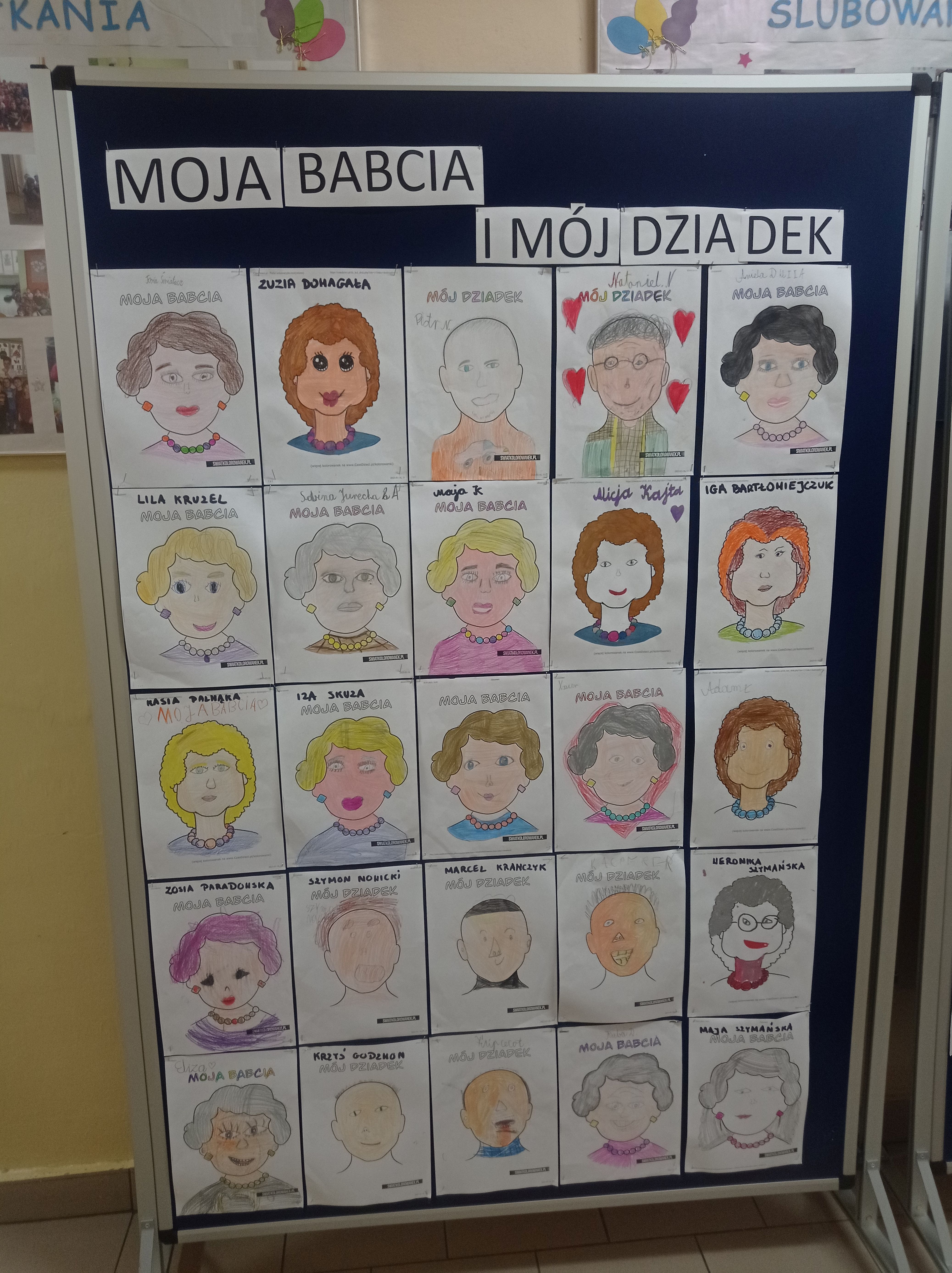 Wystawa prac plastycznych dzieci
