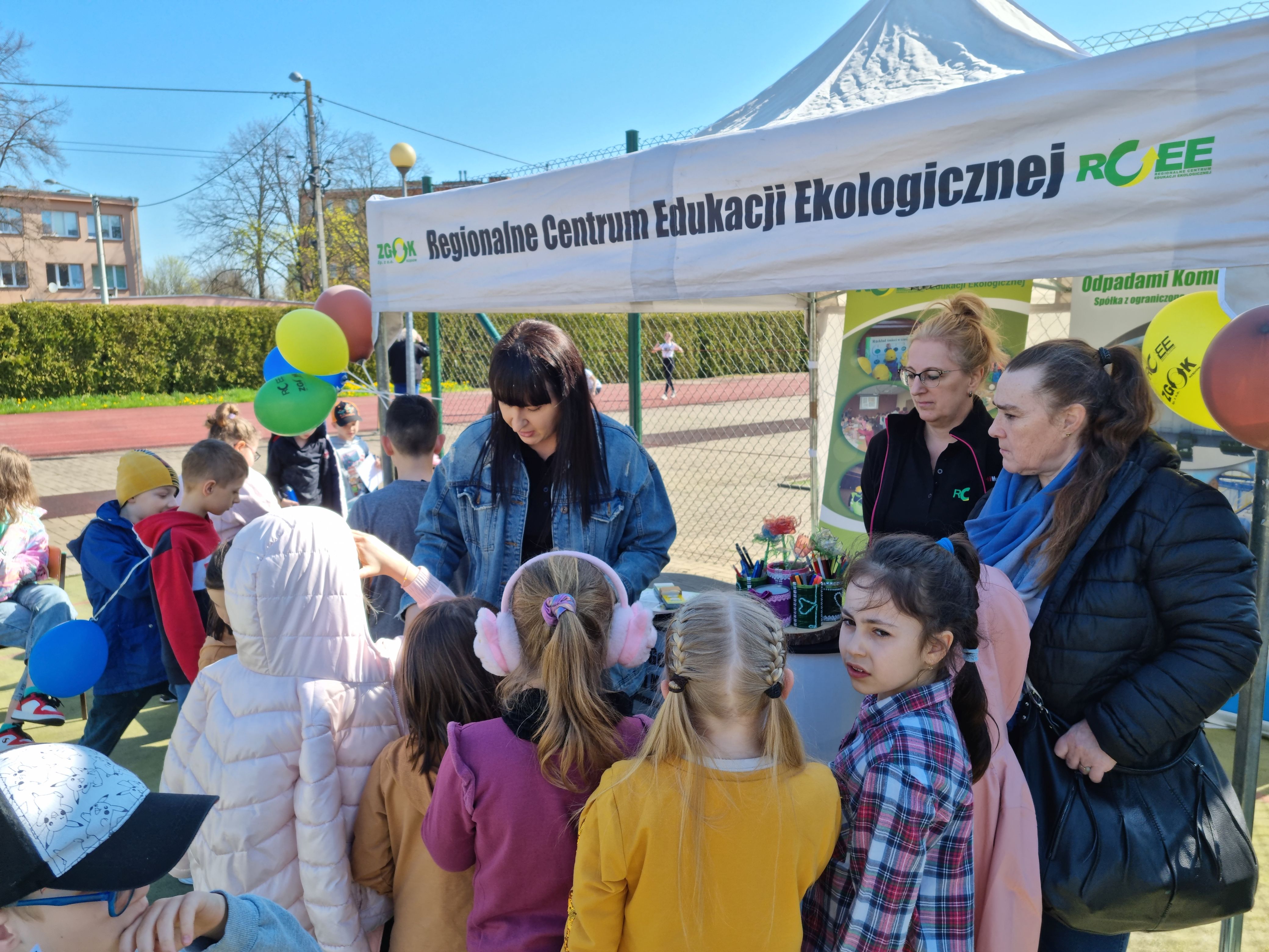 Namiot edukacyjny ZGOK