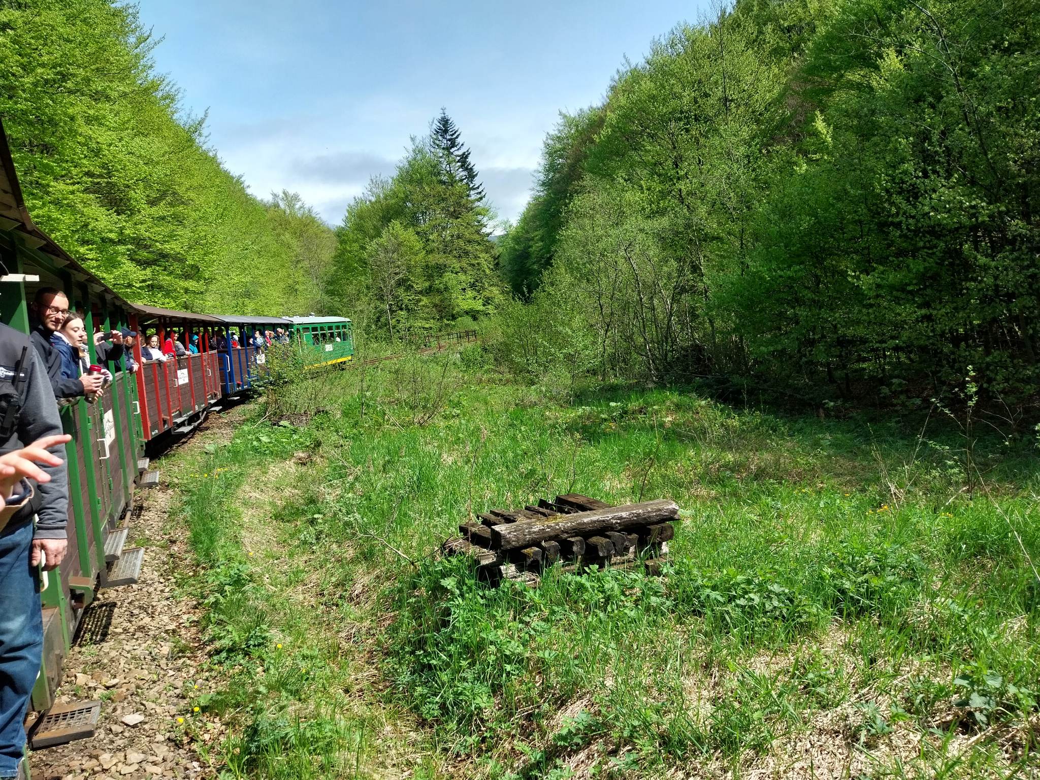 Bieszczadzka Kolejka Leśna na szlaku