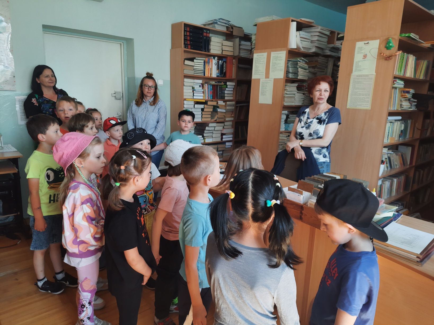 Wizyta w bibliotece szkolnej