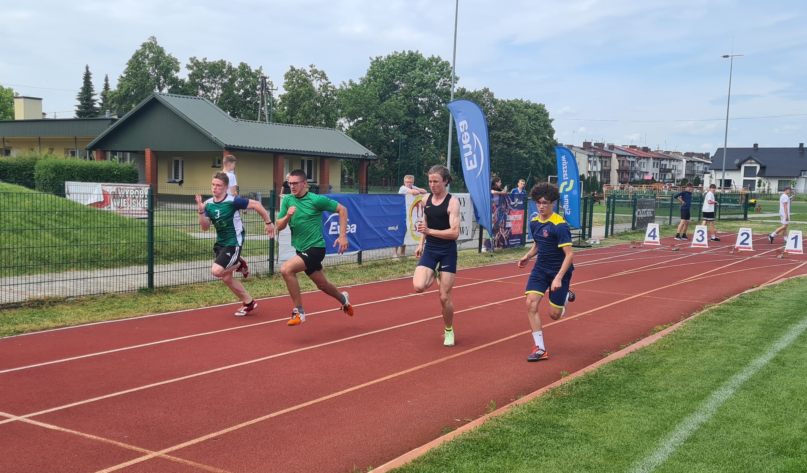 Finał biegu na 100 m