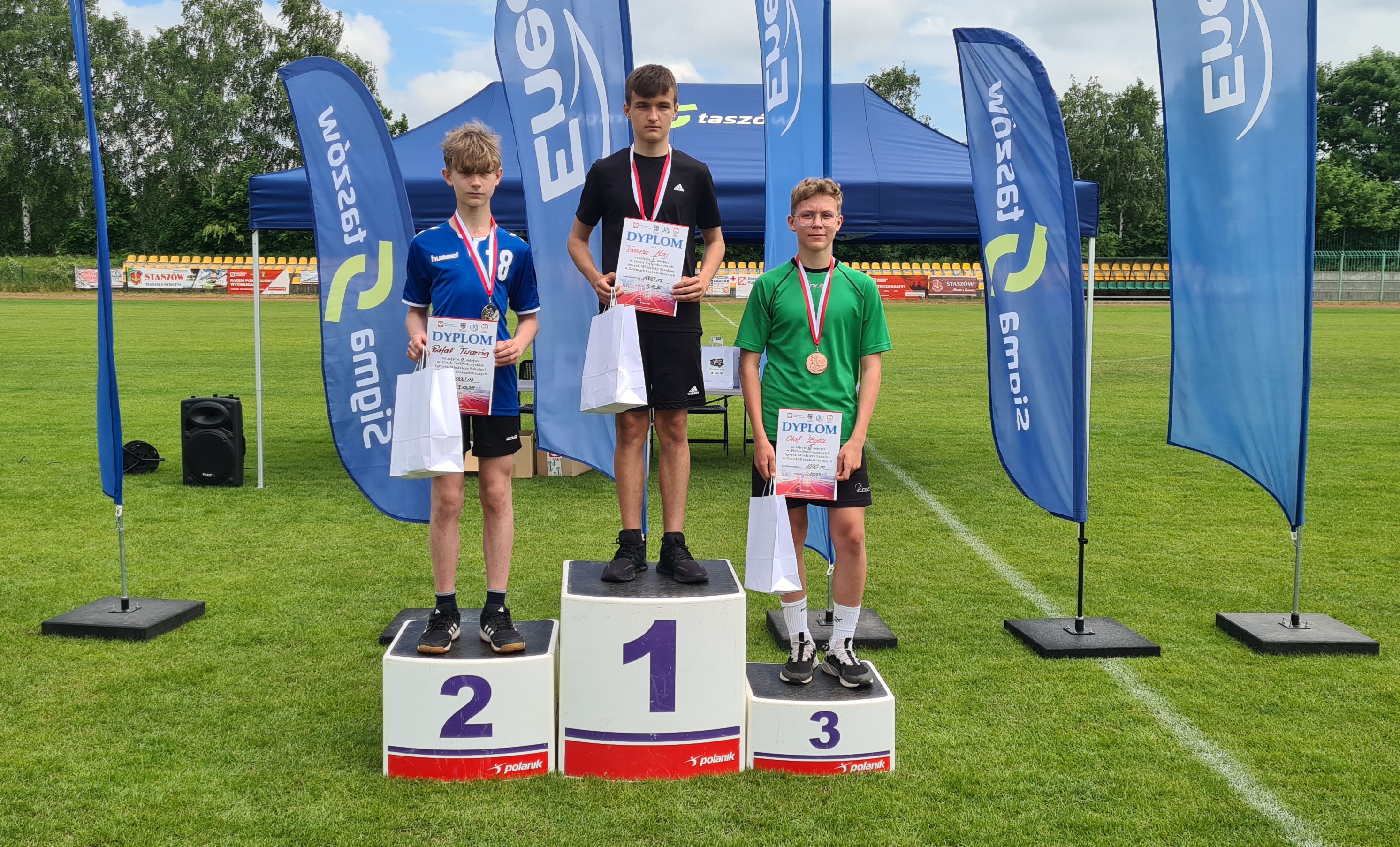 Medaliści biegu na 1000 m